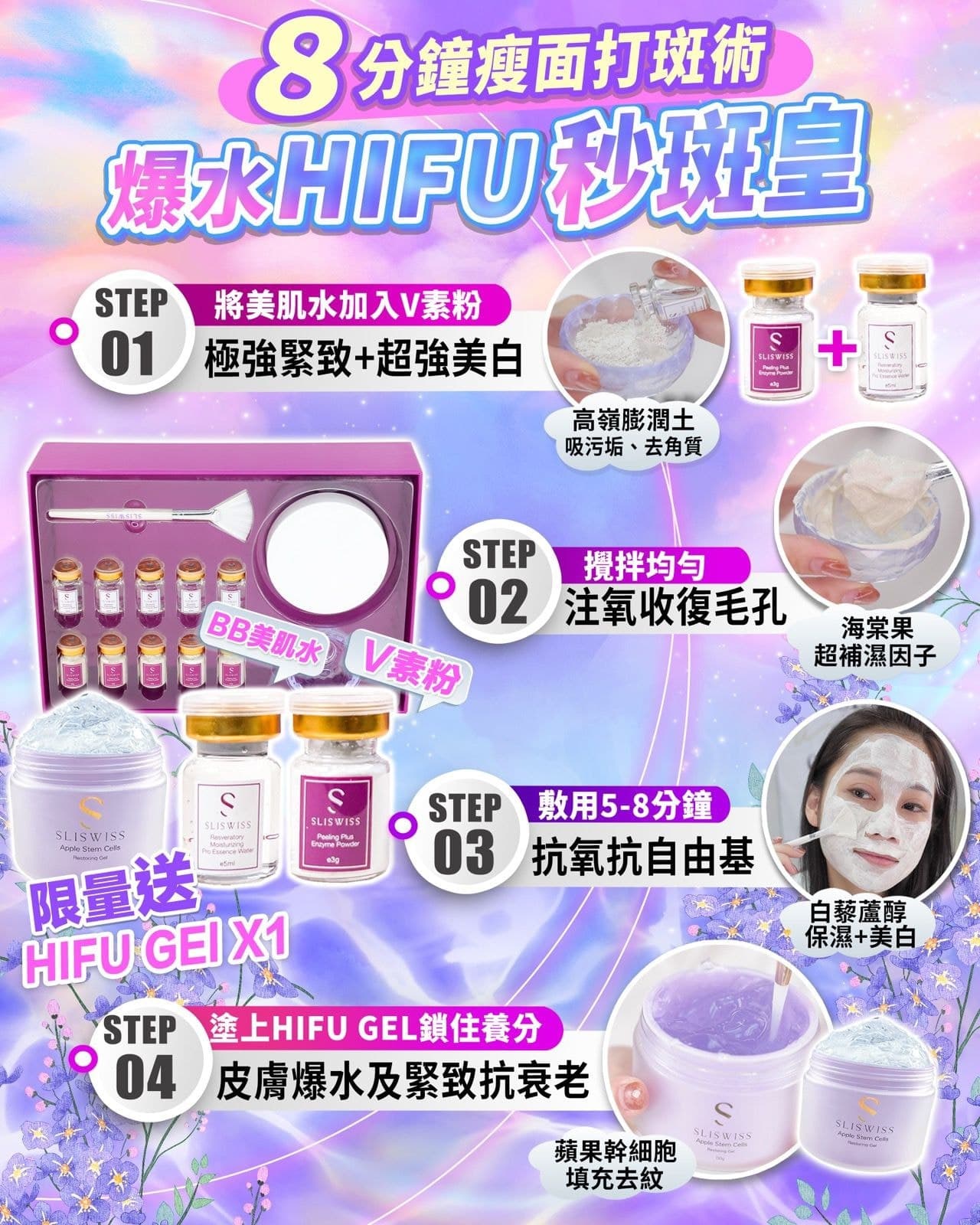 Sliswiss 爆水HIFU秒斑皇